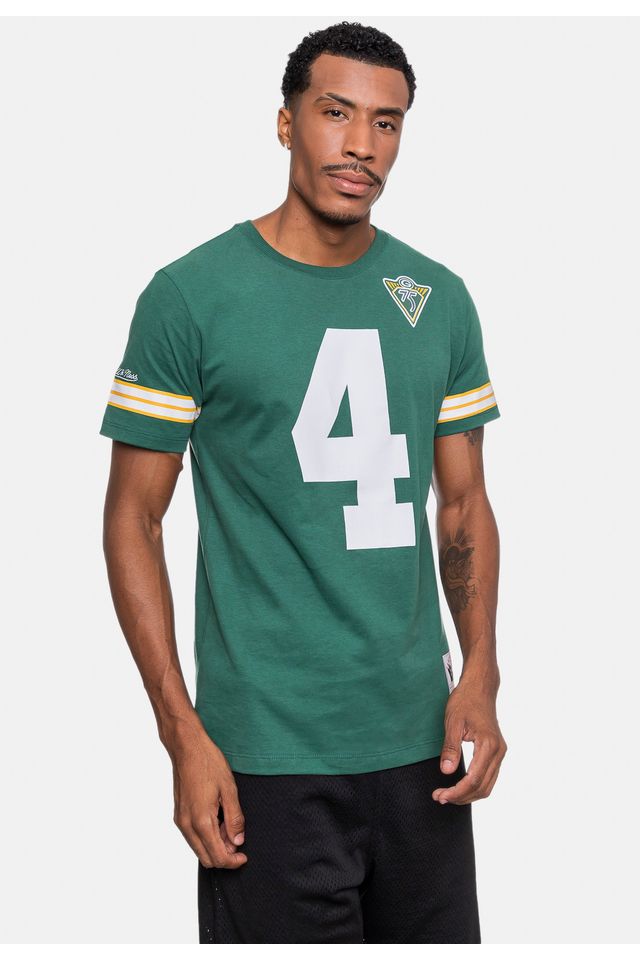 Camiseta-Mitchell---Ness-NFL-Green-Bay-Packers-Brett-Favre-Verde