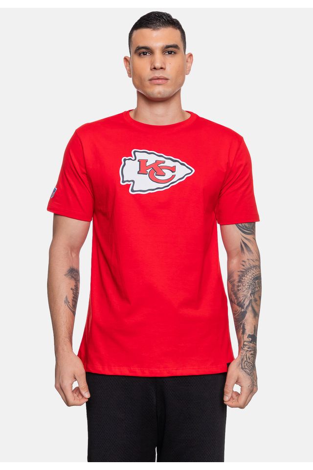 Camiseta-NFL-Logo-Kansas-City-Chiefs-Vermelha