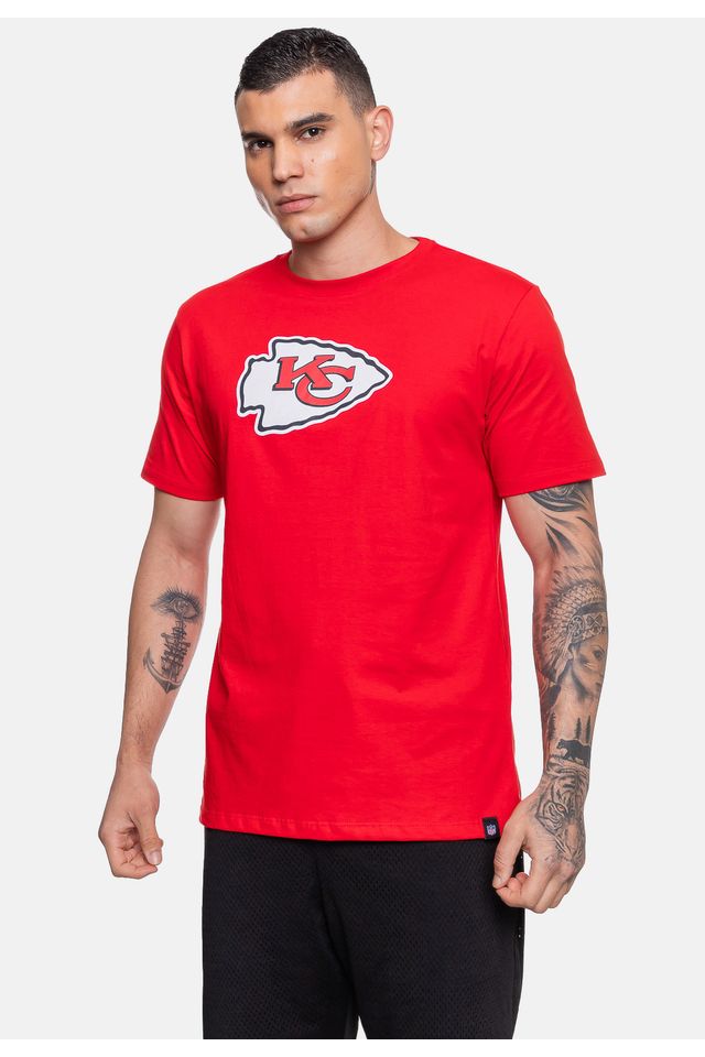Camiseta-NFL-Logo-Kansas-City-Chiefs-Vermelha