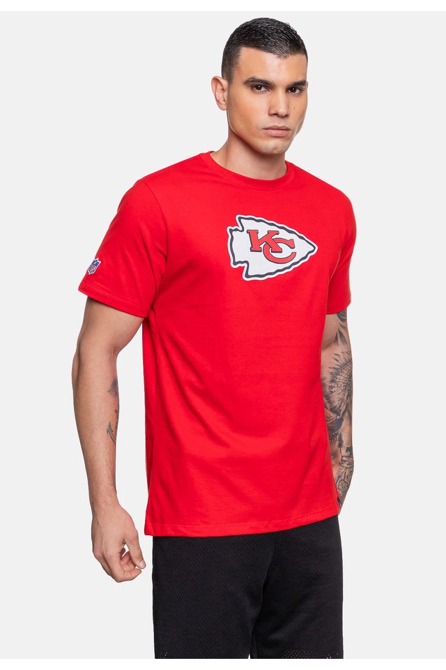 Camiseta-NFL-Logo-Kansas-City-Chiefs-Vermelha