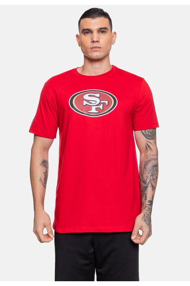 Camiseta-NFL-Logo-San-Francisco-49ers-Vermelha