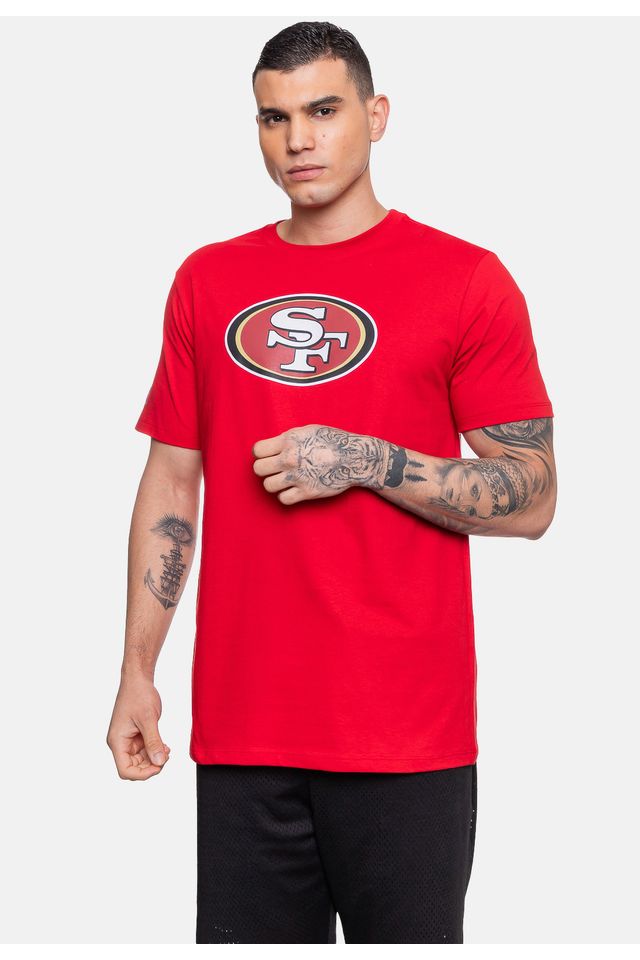 Camiseta-NFL-Logo-San-Francisco-49ers-Vermelha