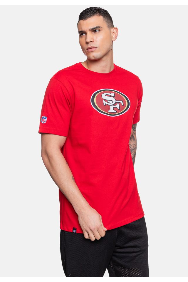 Camiseta-NFL-Logo-San-Francisco-49ers-Vermelha