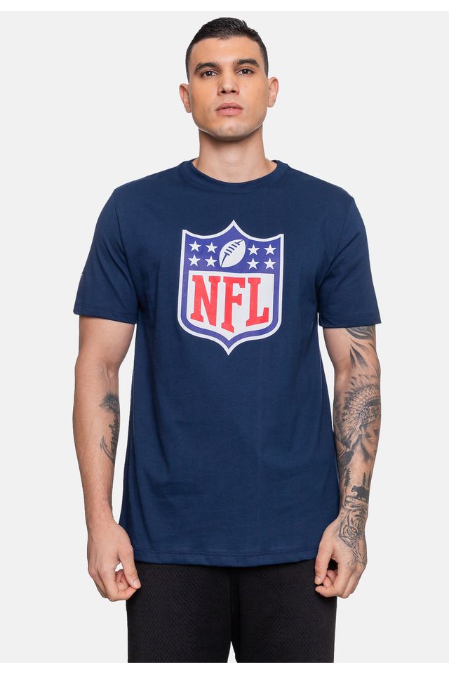 Camiseta-NFL-Shield-Azul-Marinho