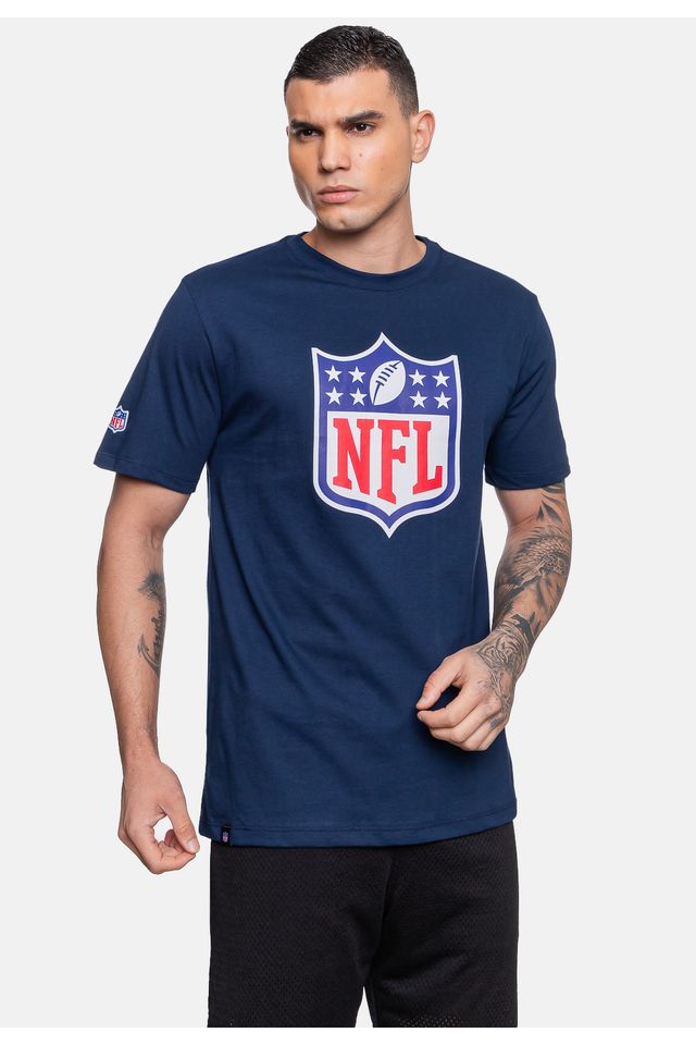Camiseta-NFL-Shield-Azul-Marinho