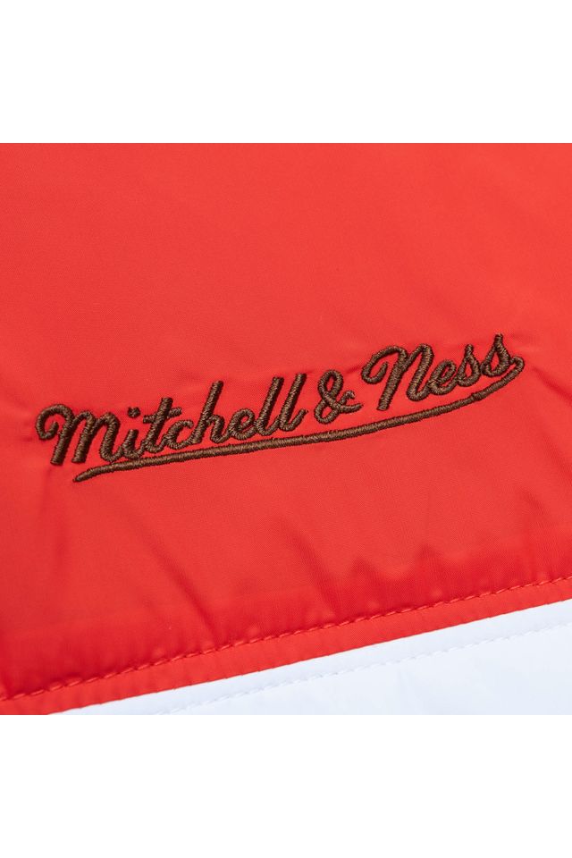 Jaqueta-Mitchell---Ness-In-The-Clutch-Puffer-Jacket-Vintage-Logo-Cleveland-Browns-Marrom