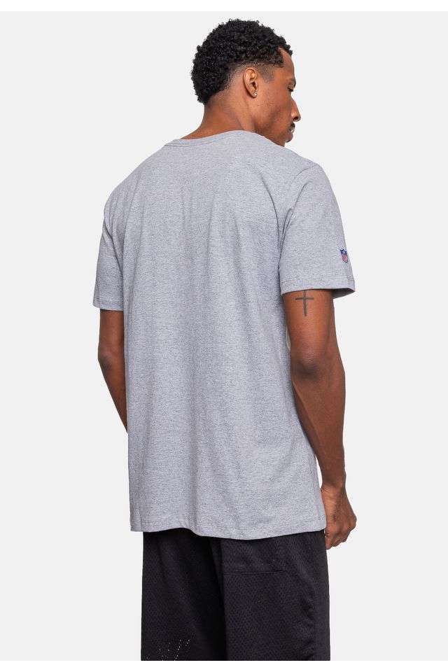 Camiseta-NFL-Logo-Philadelphia-Eagles-Cinza-Mescla