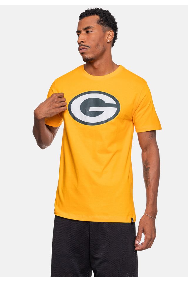 Camiseta-NFL-Logo-Green-Bay-Packers-Amarela