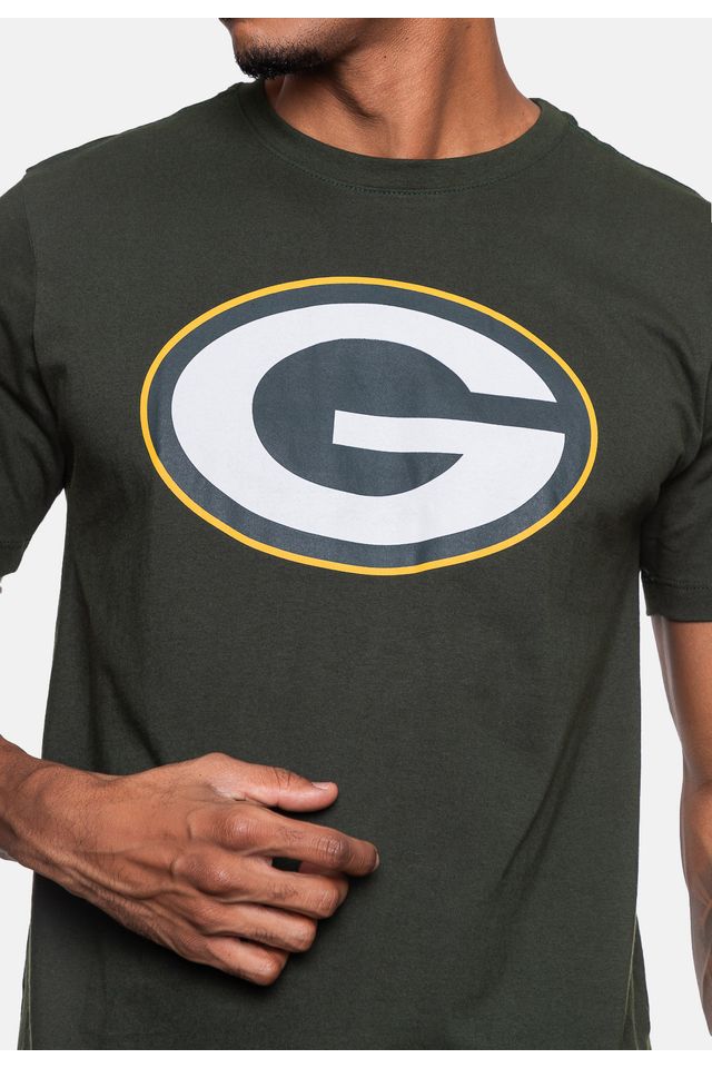 Camiseta-NFL-Logo-Green-Bay-Packers-Verde