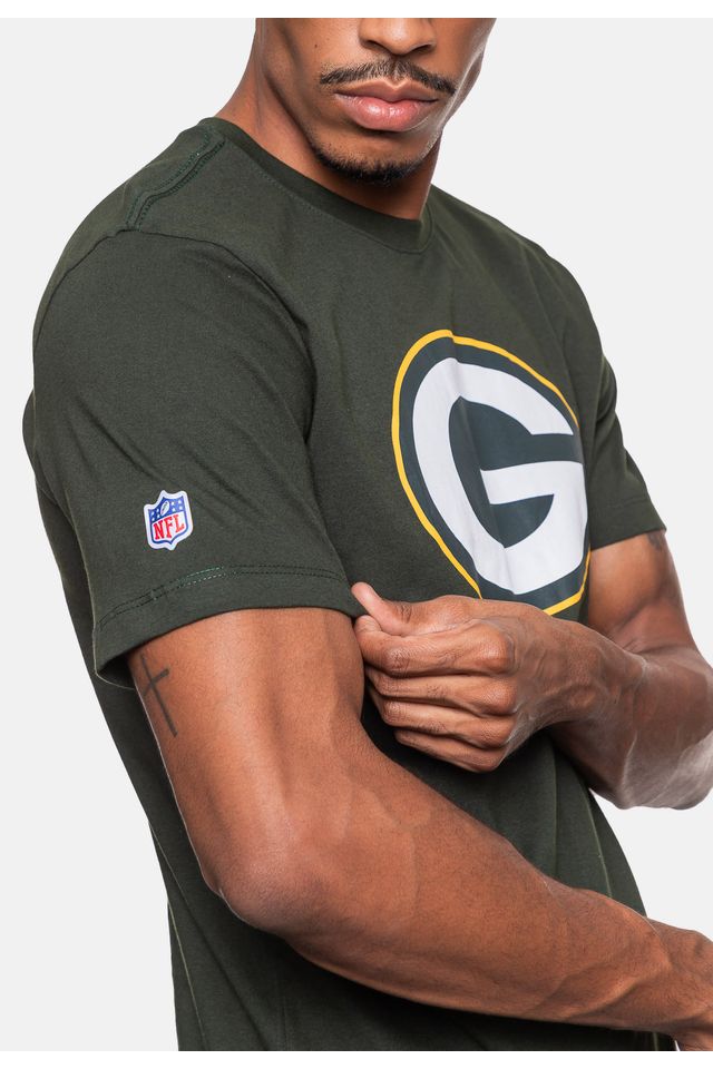 Camiseta-NFL-Logo-Green-Bay-Packers-Verde
