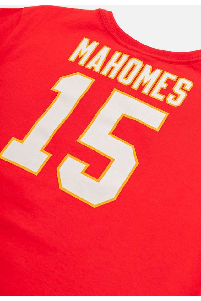 Camiseta-NFL-Juvenil-Player-Patrick-Lavon-Mahomes-Vermelha