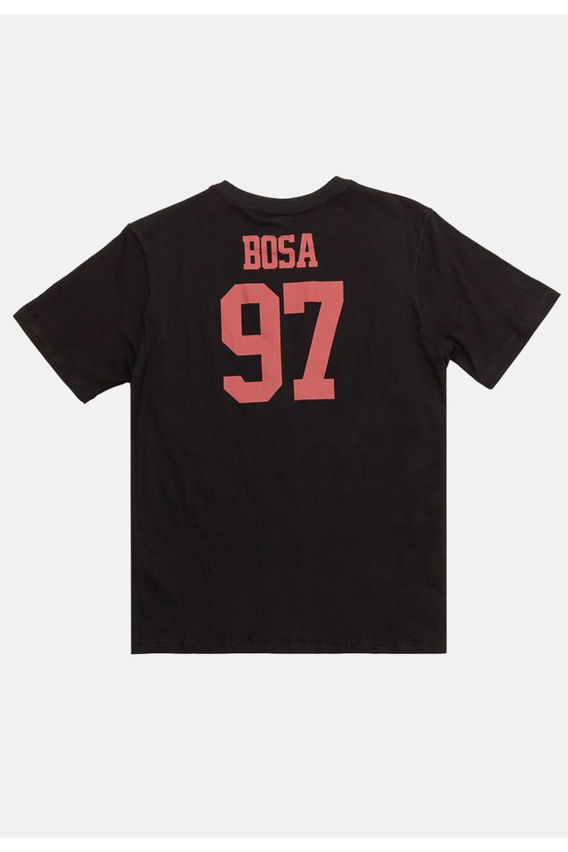 Camiseta-NFL-Juvenil-Player-Nick-Bosa-Preta