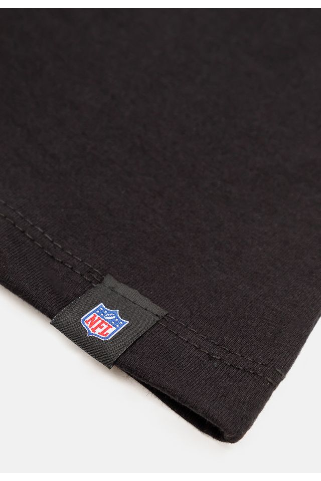 Camiseta-NFL-Juvenil-Chiefs-Logo-Preta