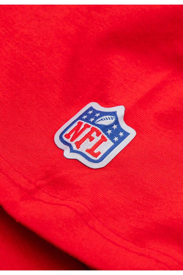 Camiseta-NFL-Juvenil-San-Francisco-49ers-Logo-Vermelha