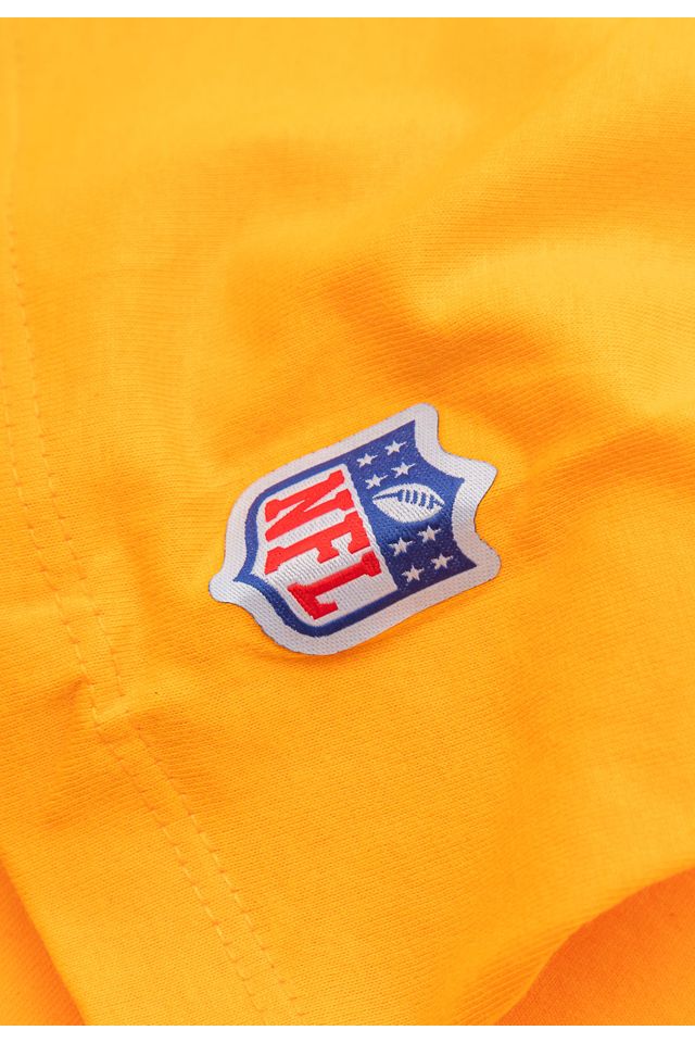 Camiseta-NFL-Juvenil-Pittsburgh-Steelers-Logo-Amarela