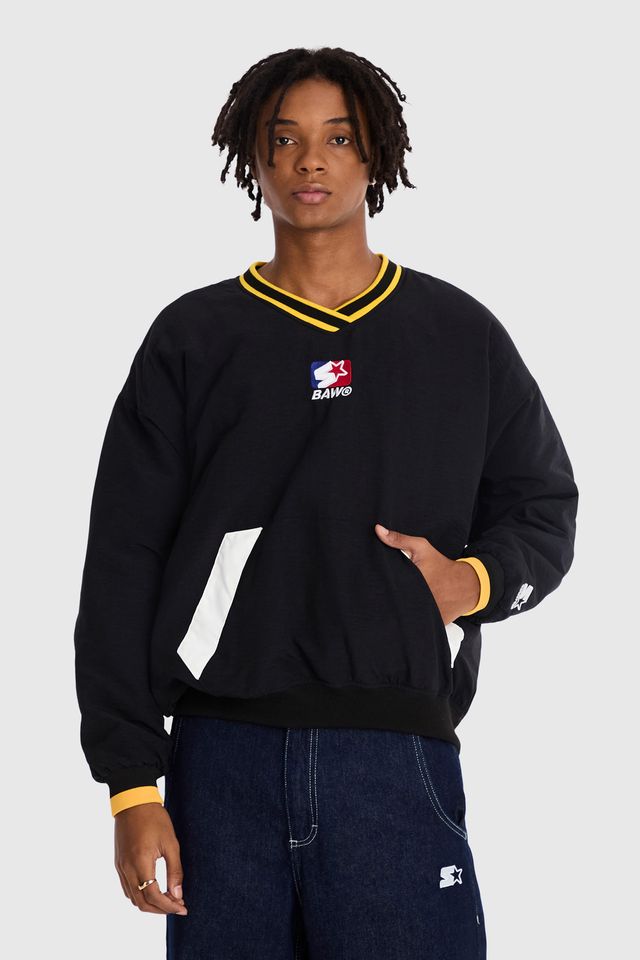 Moletom-Starter-Colleg-Collab-Baw-x-Preto Moletom-Starter-Colleg-Collab-Baw-x-Preto