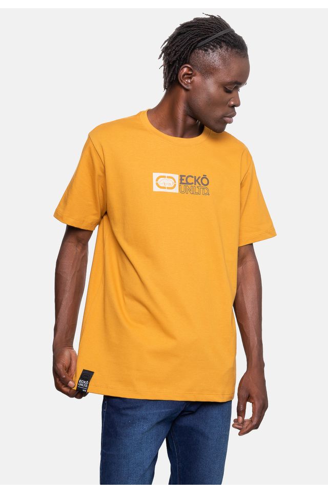 Camiseta-Ecko-Masculina-Trends-Amarela