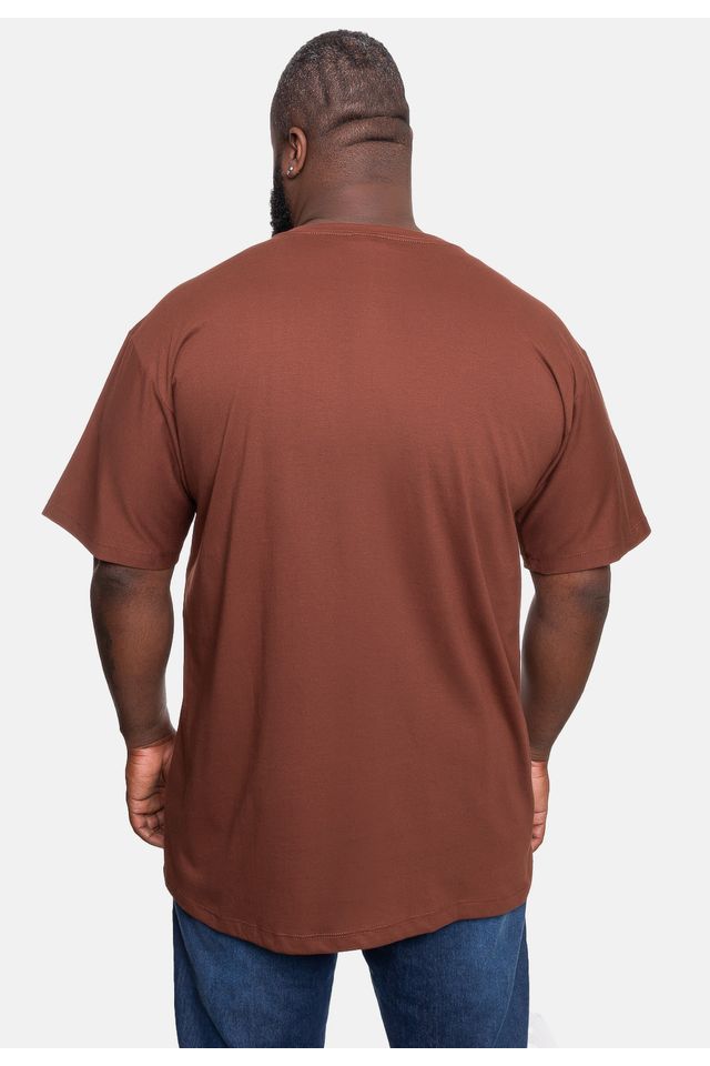 Camiseta-Ecko-Pluz-Size-Marrom