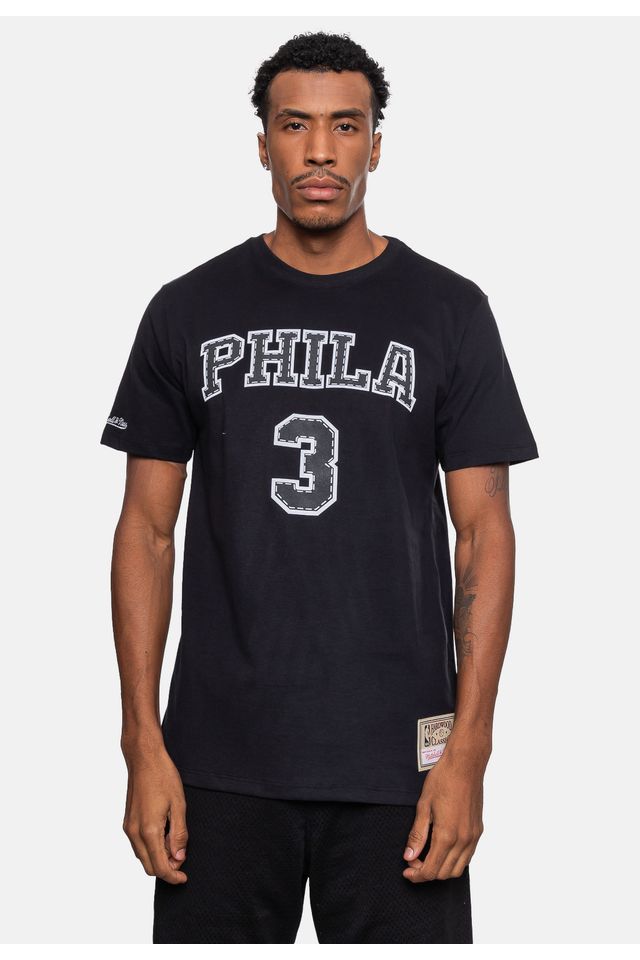Camiseta-Mitchell---Ness-Allen-Iverson-Philadelphia-76ers-Preta
