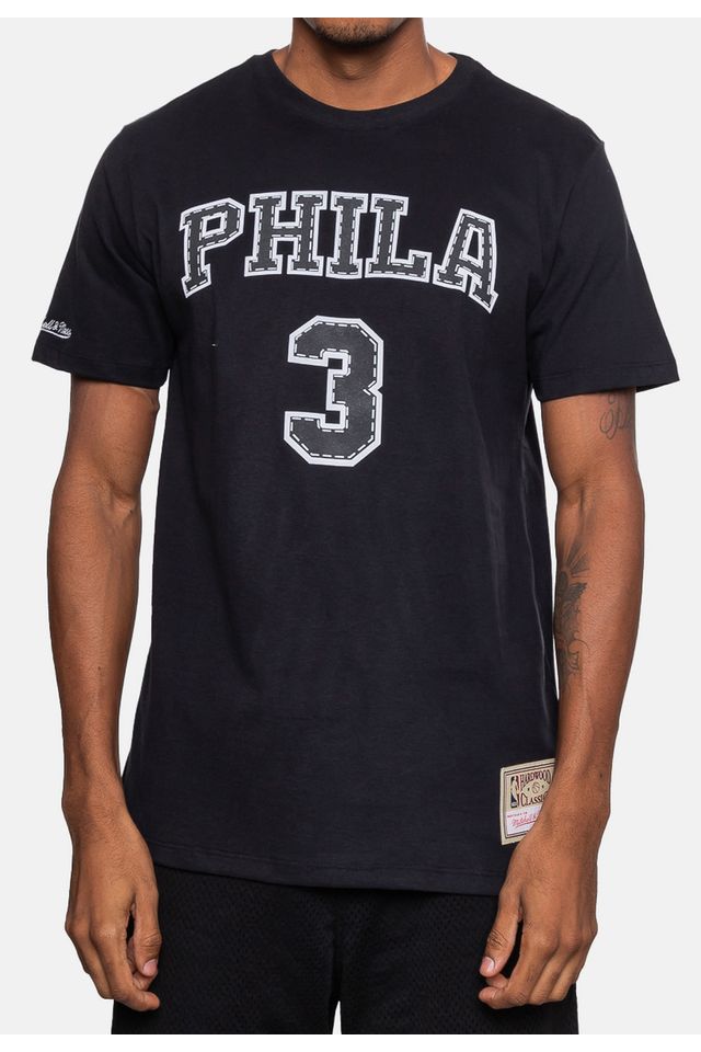 Camiseta-Mitchell---Ness-Allen-Iverson-Philadelphia-76ers-Preta