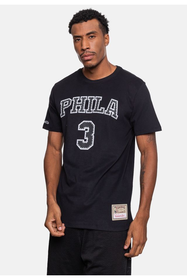 Camiseta-Mitchell---Ness-Allen-Iverson-Philadelphia-76ers-Preta