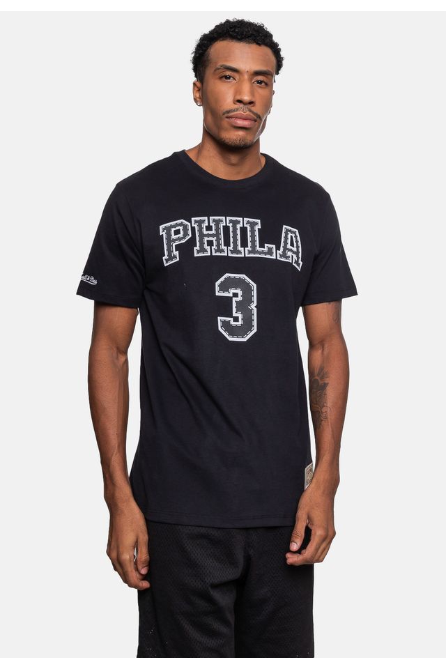 Camiseta-Mitchell---Ness-Allen-Iverson-Philadelphia-76ers-Preta
