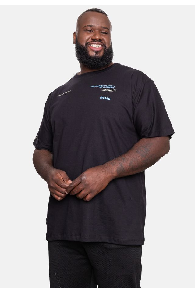 Camiseta-Onbongo-Plus-Size-Masculina-Estampada-Preta
