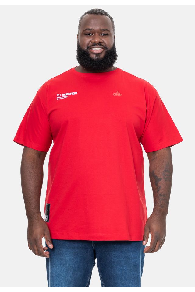 Camiseta-Onbongo-Plus-Size-Masculina-Estampada-Vermelha