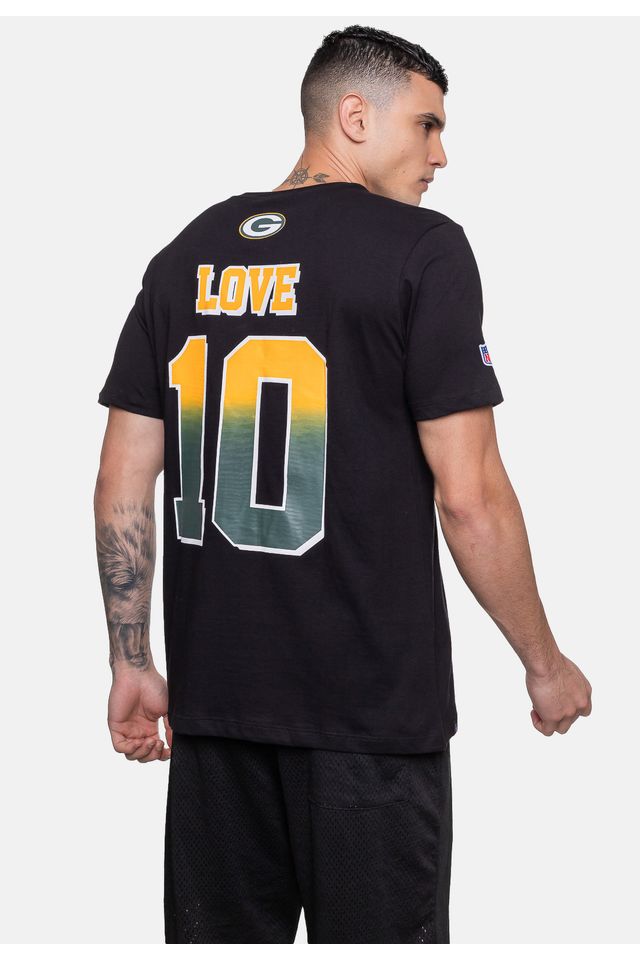 Camiseta-NFL-Green-Bay-Packers-Jordan-Love-Preta