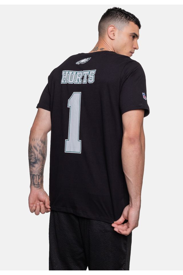 Camiseta-NFL-Philadelphia-Eagles-Helmet-Preta