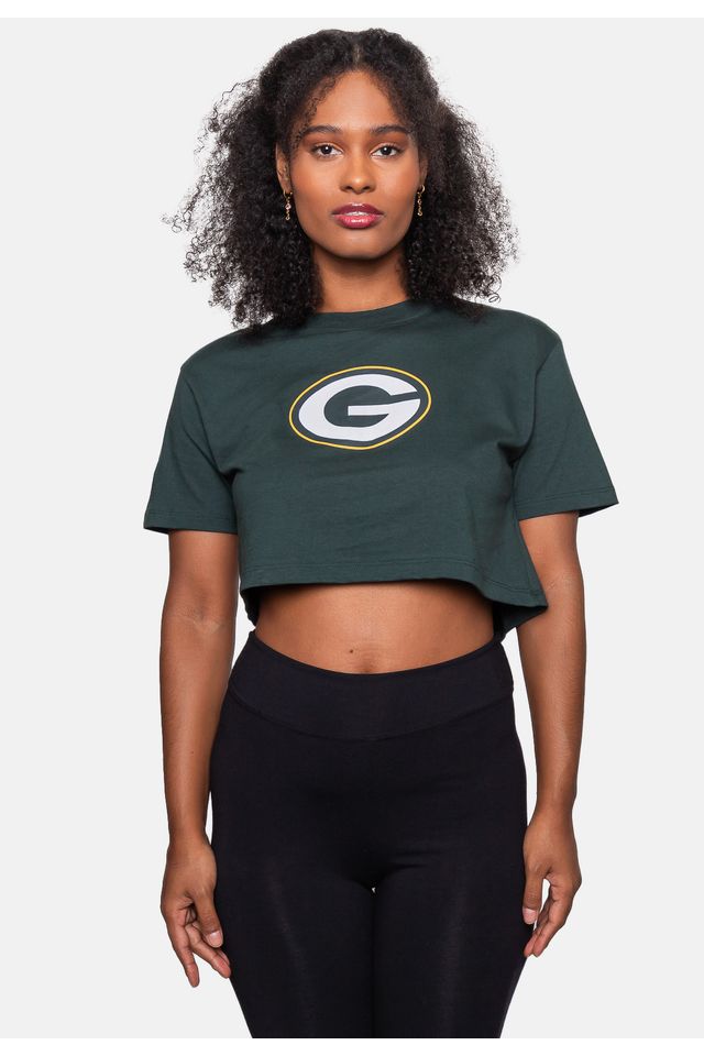 Camiseta-NFL-Cropped-Player-Jordan-Love-Verde