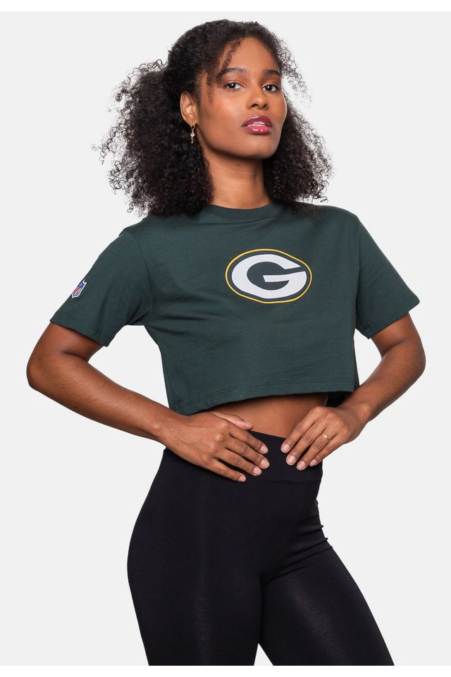 Camiseta-NFL-Cropped-Player-Jordan-Love-Verde