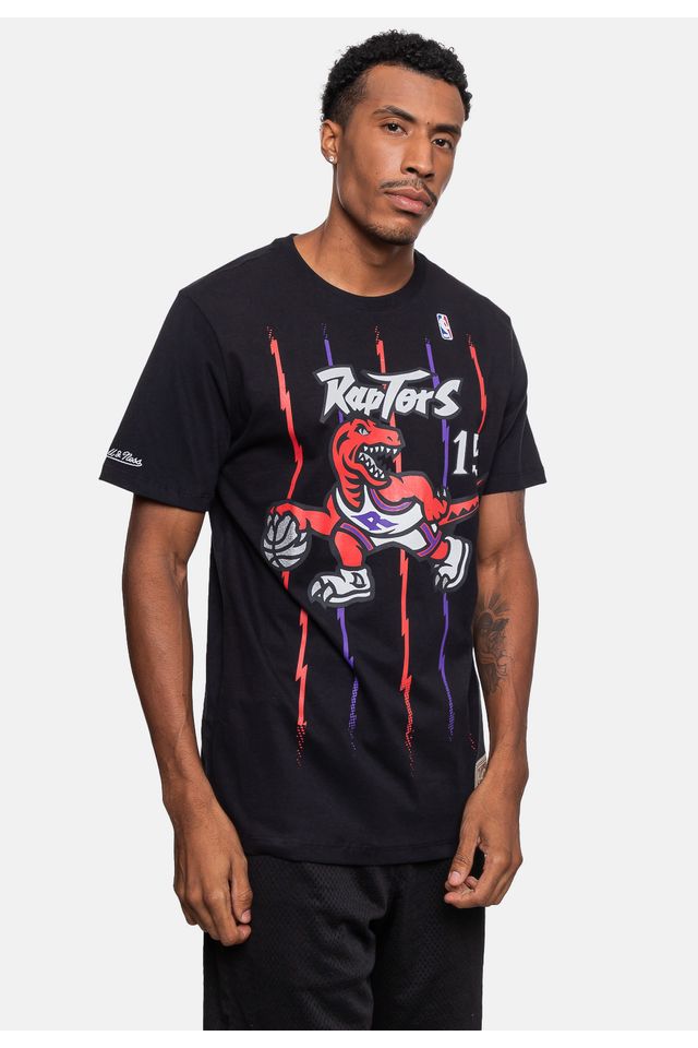 Camiseta-Mitchell---Ness-Especial-Toronto-Raptors-Preta