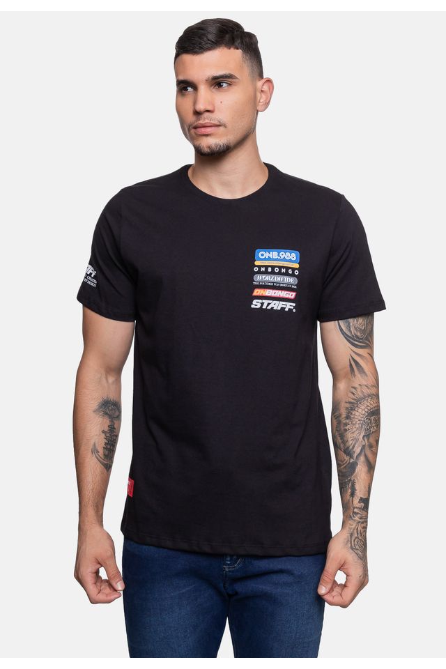 Camiseta-Onbongo-Especial-Staff-Preta Camiseta-Onbongo-Especial-Staff-Preta
