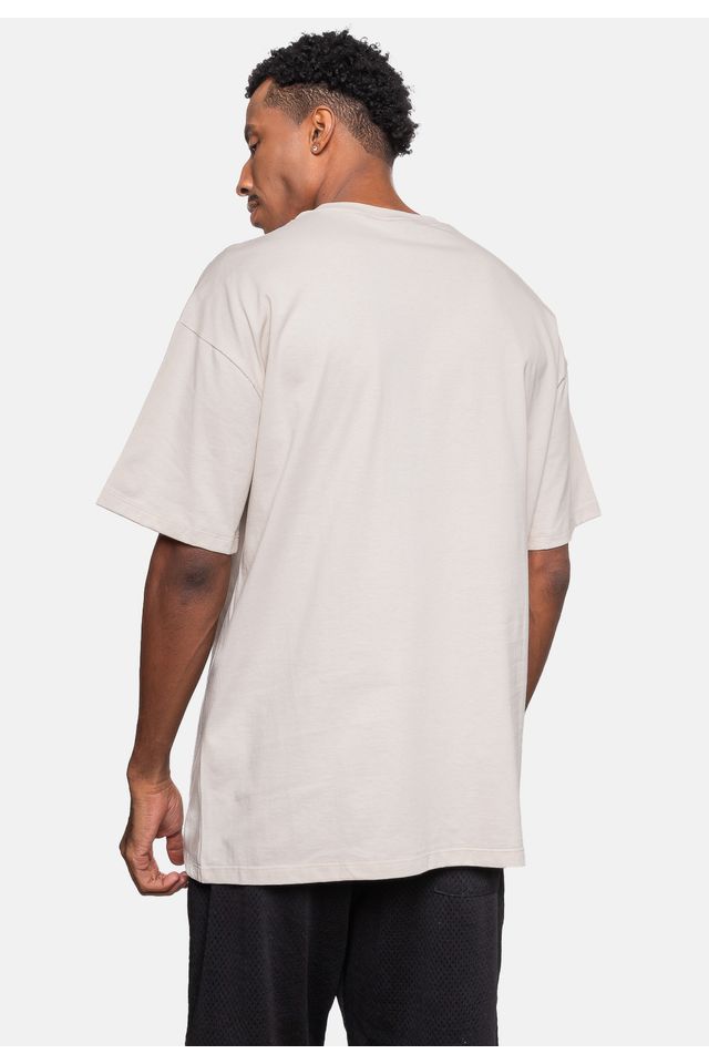 Camiseta-Ecko-Oversize-Areia