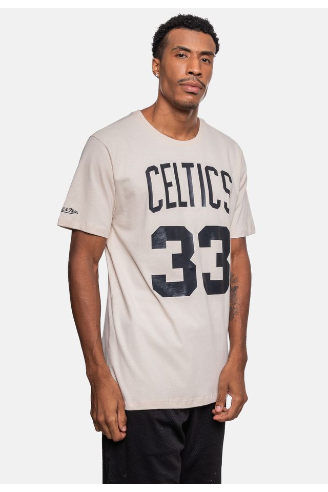 Camiseta-Mitchell---Ness-Especial-Boston-Celtics-Bege