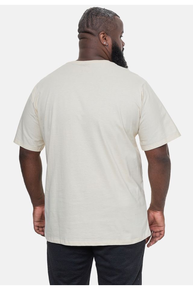 Camiseta-NBA-Plus-Size-Masculina-Colorful-Vintage-Bege