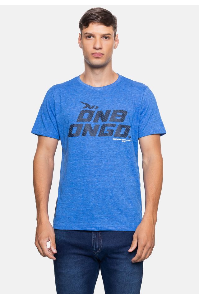 Camiseta-Onbongo-Masculina-Flame-Azul Camiseta-Onbongo-Masculina-Flame-Azul