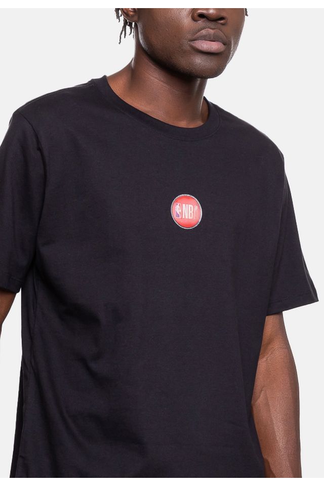 Camiseta-NBA-Tazo-Team-Chicago-Bulls-Preta