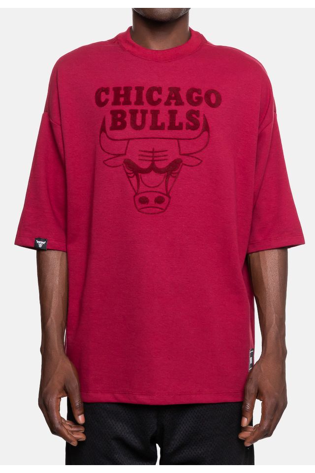 Camiseta-NBA-Logo-Surton-Chicago-Bulls-Vinho