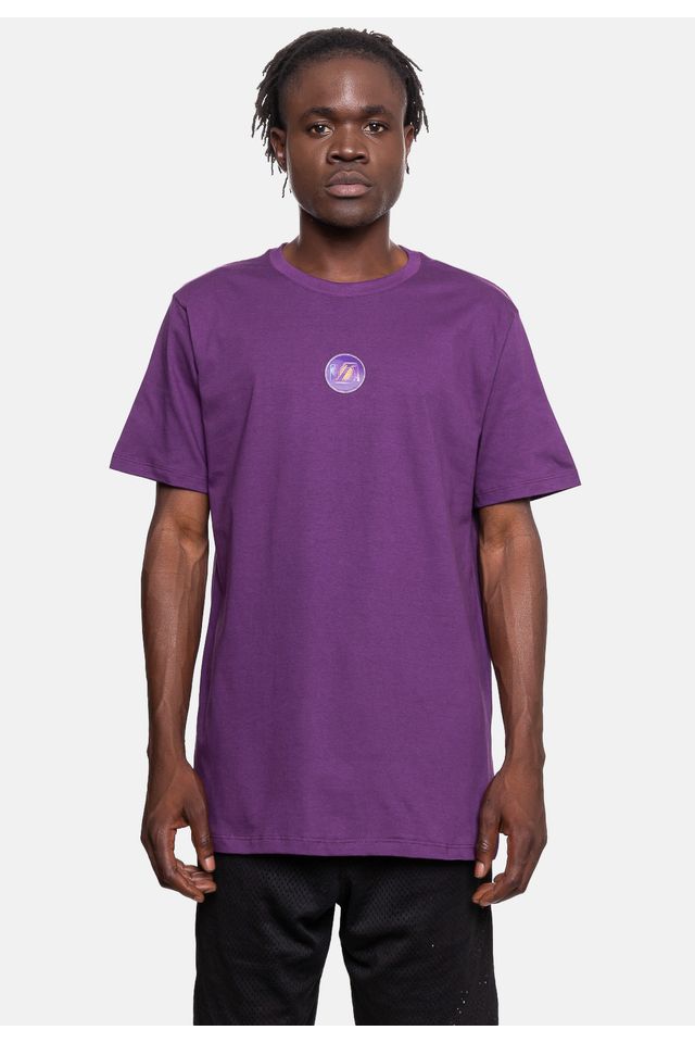 Camiseta-NBA-Tazo-Team-Los-Angeles-Lakers-Roxa