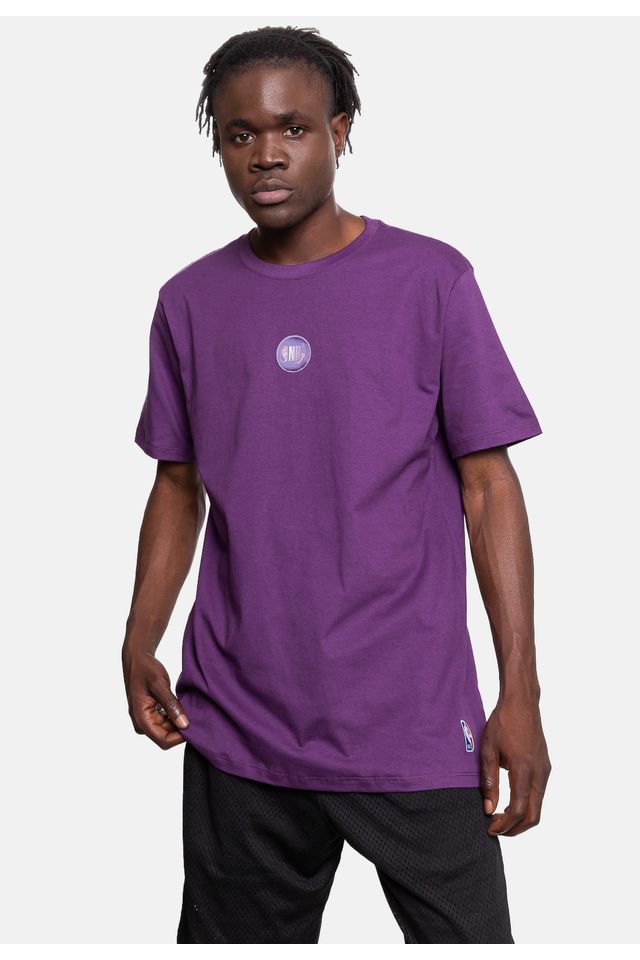 Camiseta-NBA-Tazo-Team-Los-Angeles-Lakers-Roxa