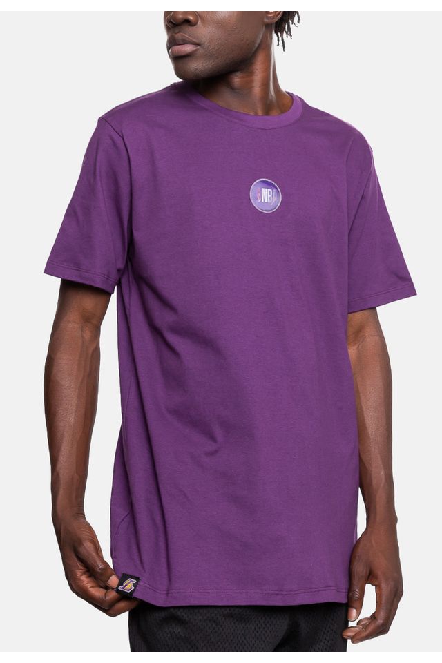 Camiseta-NBA-Tazo-Team-Los-Angeles-Lakers-Roxa