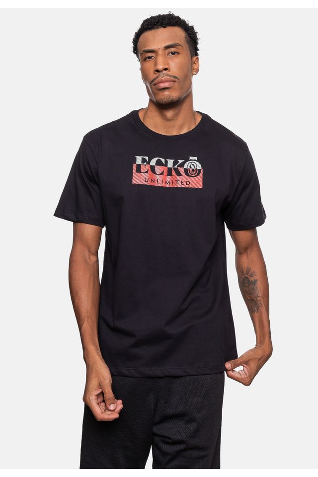 Camiseta-Ecko-Masculina-Unlimited-Preta