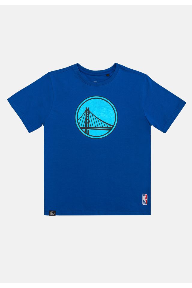 Camiseta-NBA-Estampada-Golden-State-Warriors-Azul-Royal