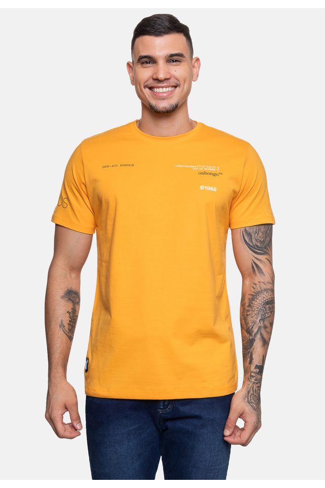 Camiseta-Onbongo-Masculina-Amarela