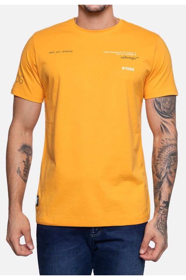 Camiseta-Onbongo-Masculina-Amarela
