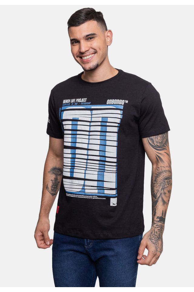 Camiseta-Onbongo-Masculina-Membership-Preta