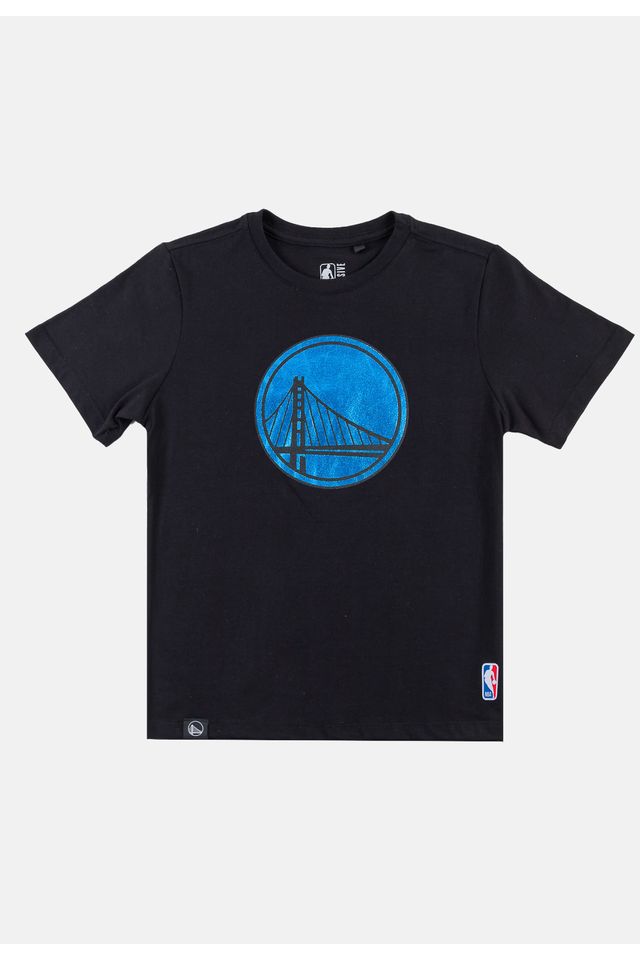 Camiseta-NBA-Estampada-Golden-State-Warriors-Preta