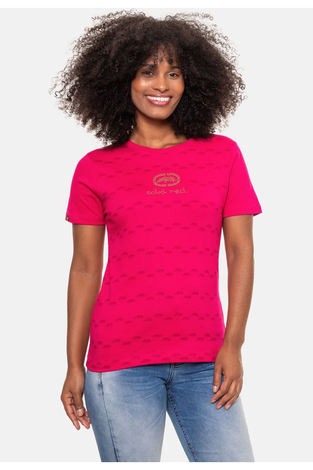 Camiseta-Ecko-Feminina-Charlie-Rosa-Roma